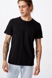 Camiseta - Essential Crew T-Shirt, BLACK - vista alternativa 1