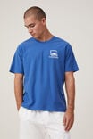 Premium Loose Fit Art T-Shirt, WASHED COBALT/VINYL - alternate image 1
