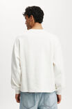 Box Fit Graphic Crew Sweater, VINTAGE WHITE / 23 - alternate image 3