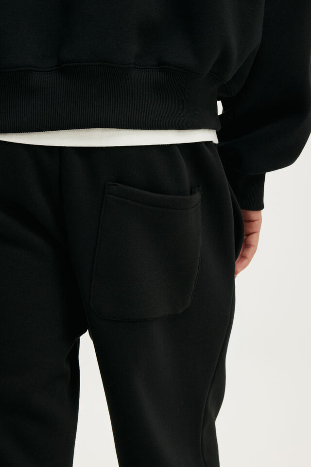 Baggy Sweat Pant, BLACK