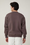 Oversized Graphic Sweater, WASHED CHOCOLATE/ CALIFORNIA - alternate image 3