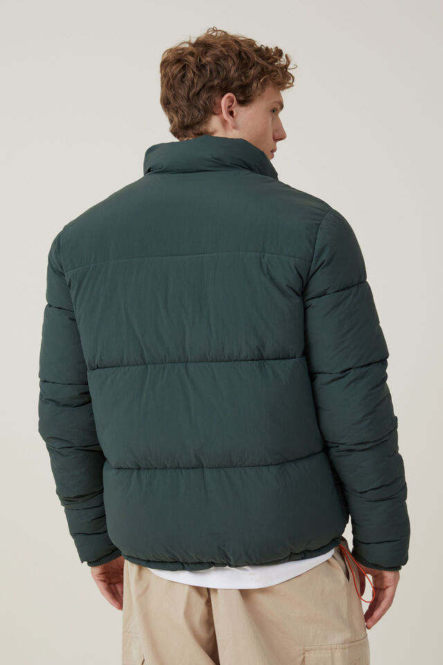 Recycled Puffer Jacket, DEEP TEAL