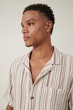 Palma Short Sleeve Shirt, NATURAL MULTI STRIPE - alternate image 4