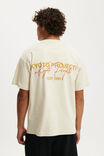 Box Fit Text T-Shirt, ECRU/KYOTO PROJECTS - example image 2