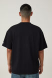 NBA LA Lakers Box Fit T-Shirt, LCN NBA BLACK / LAKERS - TONAL - alternate image 3