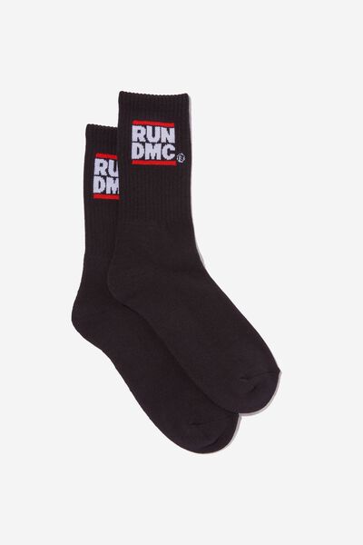 Special Edition Active Sock, LCN BRA BLACK/RUN DMC LOGO