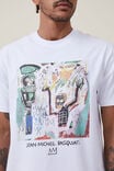 Basquiat Loose Fit T-Shirt, LCN BSQ WHITE/BAPTISM - alternate image 4