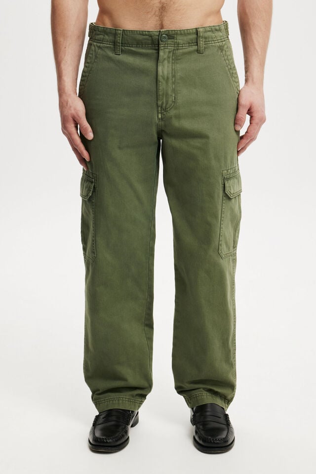 Tactical Cargo Pant, VINTAGE ARMY GREEN HERRINGBONE