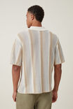 Pablo Short Sleeve Shirt, CREAM VERT STRIPE - alternate image 3