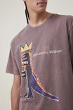 Basquiat Loose Fit T-Shirt, LCN BSQ WOODCHIP/DINOSAUR - alternate image 4