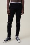 Calça - Super Skinny Jean, JET BLACK BLOW OUT - vista alternativa 2