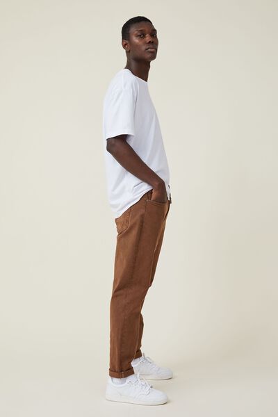 Relaxed Tapered Jean, WASHED CLAY
