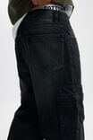 Super Baggy Jean, CARGO TOMB BLACK - alternate image 5