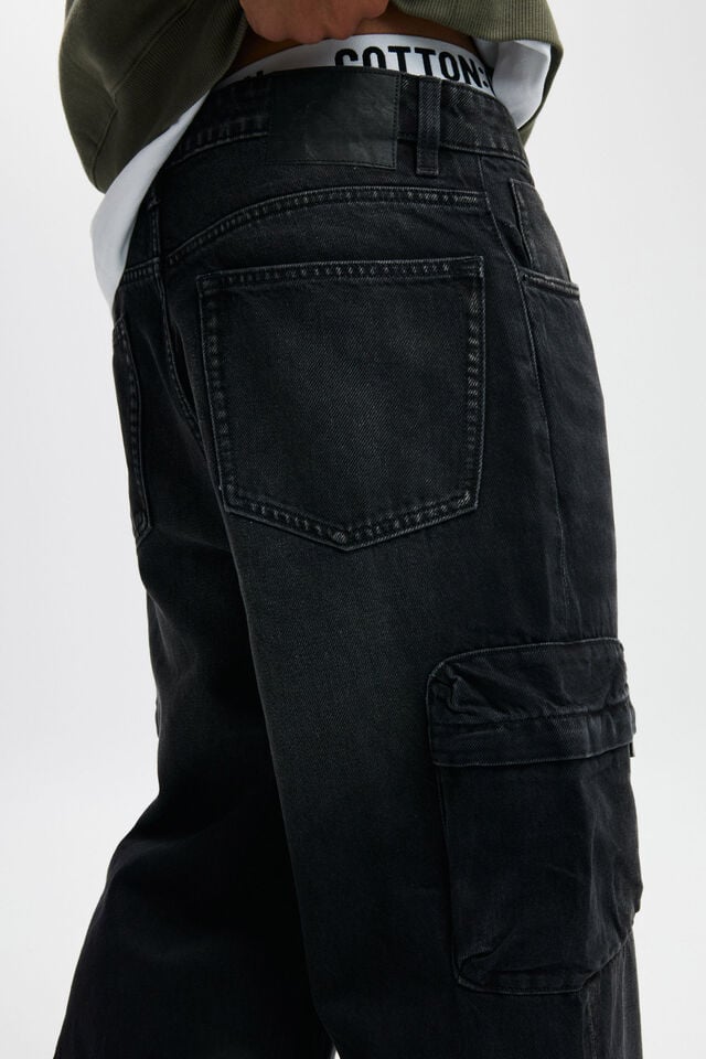 Super Baggy Jean, CARGO TOMB BLACK