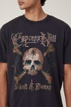 Cypress Hill Premium Loose Fit Music T-Shirt, LCN PRO BLACK/CYPRESS HILL - SKULL BONES - alternate image 4