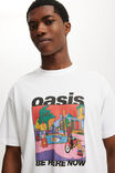 Loose Fit Oasis T-Shirt, LCN OAS WHITE - OASIS - BE HERE NOW - example image 4