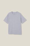 Camiseta Organic Loose Fit T-Shirt, LIGHT GREY MARLE - vista alternativa 4
