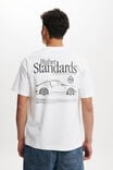 Box Fit Graphic T-Shirt, WHITE/HIGHER STANDARDS - alternate image 3