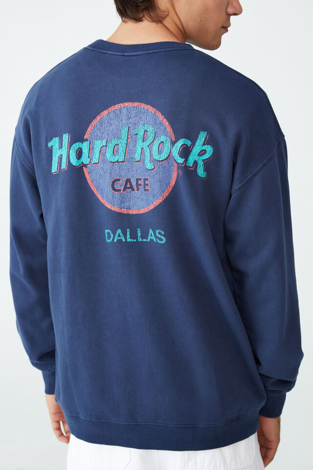 Hard Rock Cafe Crew Fleece, LCN HRC INDIGO/HARD ROCK CAFE - DALLAS