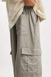 Baggy Resort Cargo Pant, DOVE HERRINGBONE - alternate image 4