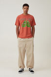 Blink 182 Loose Fit T-Shirt, LCN MT CINDER ORANGE/WASTING TIME - alternate image 2