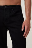Regular Straight Jean, PITCH BLACK - alternate image 5