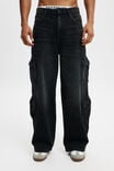 Super Baggy Jean, CARGO TOMB BLACK - alternate image 2