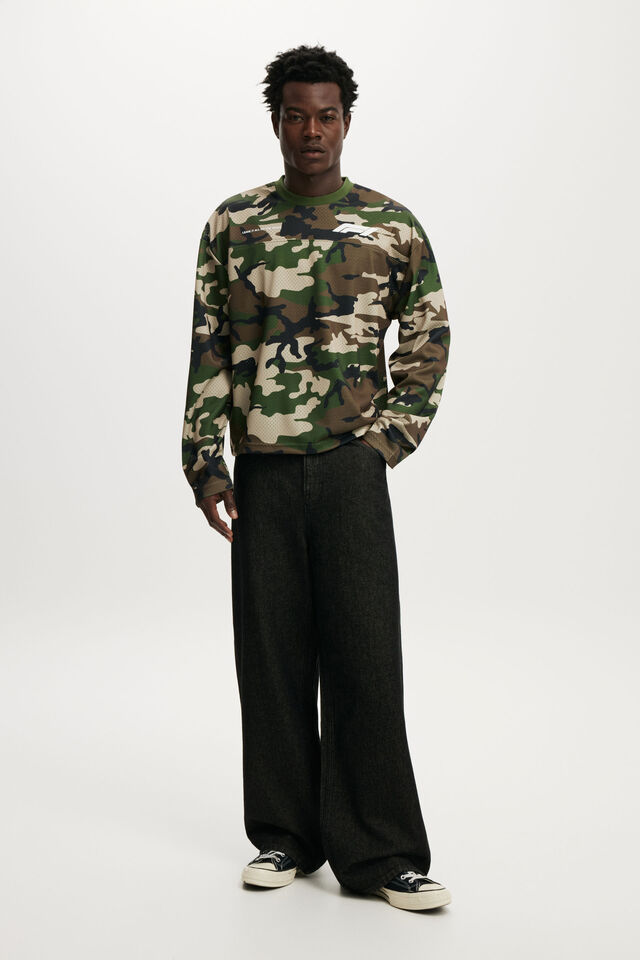 F1 Long Sleeve Jersey, LCN F1 CAMO / F1 - LOGO