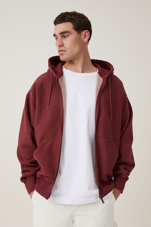 Oversized Fit Zip-through hoodie