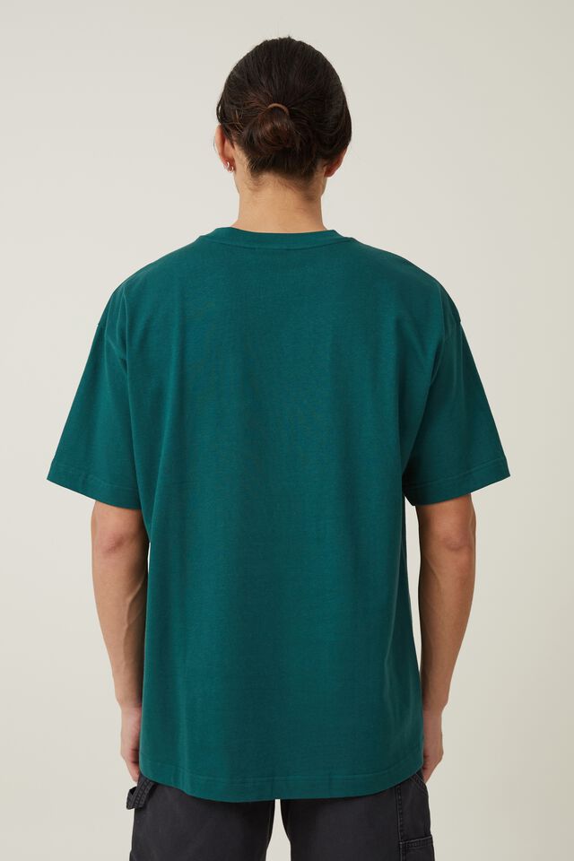 Box Fit Graphic T-Shirt, EVERGREEN/MT FUJI HIKING