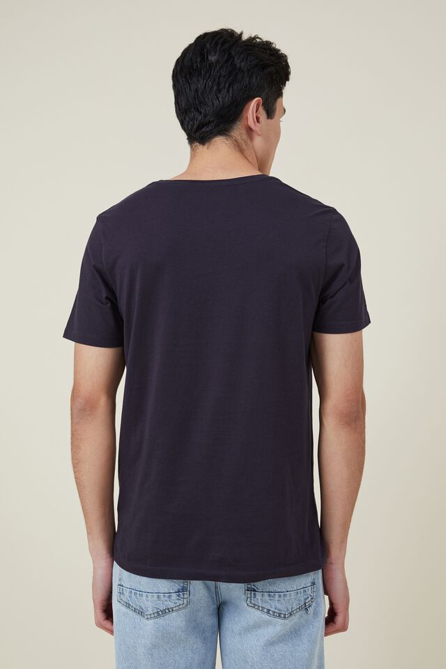 Organic V-Neck T-Shirt, INK NAVY