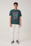 Premium Loose Fit Cny T-Shirt, PINE NEEDLE GREEN/FORTUNE FAVOURS - alternate image 2