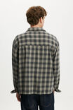 Richmond Long Sleeve Shirt, CHARCOAL OMBRE CHECK - example image 3