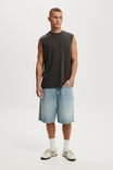 Baggy Denim Short, VISION BLUE - example image 1