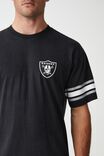 Active Collab Oversized T-Shirt, LCN NFL BLACK/NFL - RAIDERS OVERSIZED SHEILD - alternate image 4
