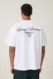 Camiseta - Heavy Weight Text T-Shirt, WHITE/ARTIFACT NYC - vista alternativa 3