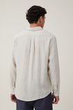 Linen Long Sleeve Shirt, OATMEAL - alternate image 3