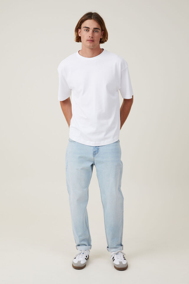 Relaxed Tapered Jean, MIST BLUE