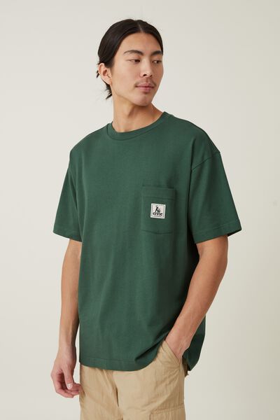 Box Fit Pocket T-Shirt, AMAZON/CIVIC OUTERWEAR