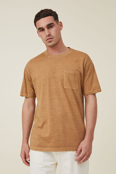 Camiseta - Organic Loose Fit T-Shirt, GINGER
