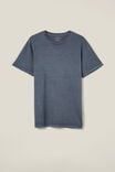 Organic Regular Fit Crew T-Shirt, DUSTY DENIM - alternate image 4