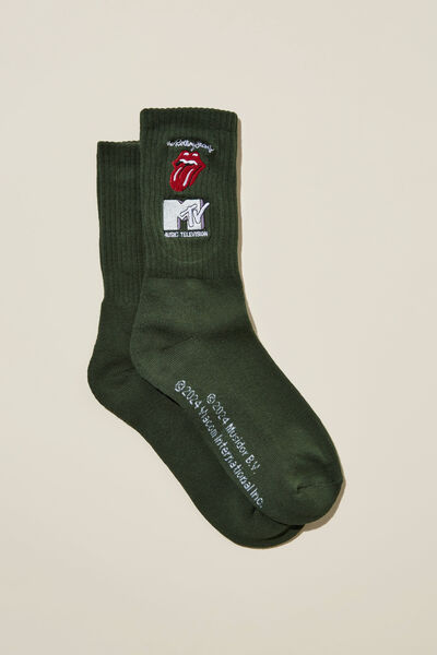 Special Edition Sock, LCN BRA PINE NEEDLE GREEN/DOUBLE UP