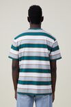Loose Fit Stripe T-Shirt, EVERGREEN SKATE STRIPE - alternate image 3