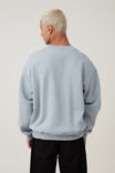 Box Fit Crew Sweater, BLUE HAZE - alternate image 3