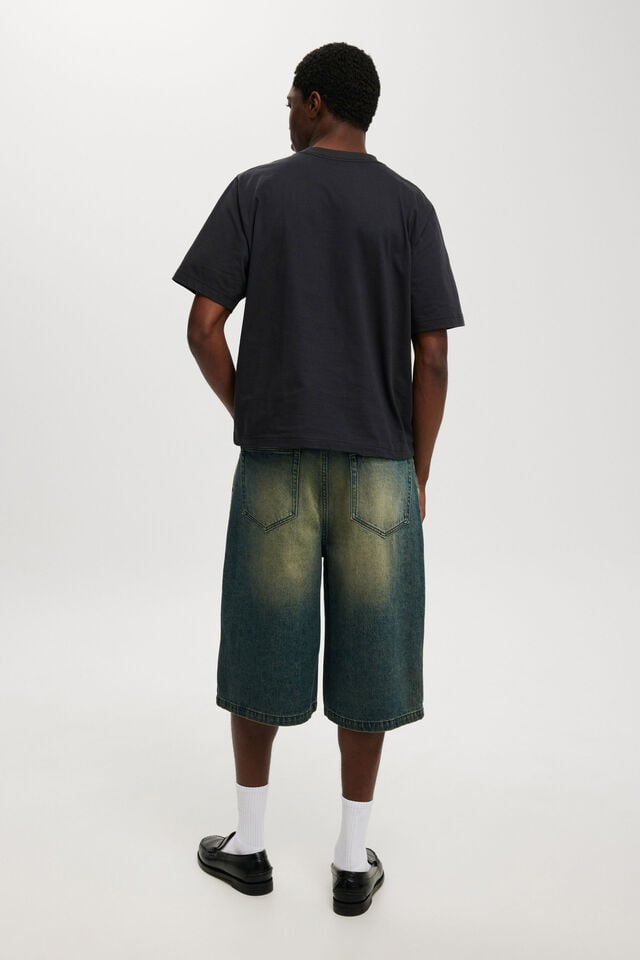 Super Baggy Jort, Y2K WASHED BLUE