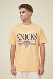 Active Nba Oversized T-Shirt, LCN NBA SAND / NEW YORK KNICKS TEXT - alternate image 1