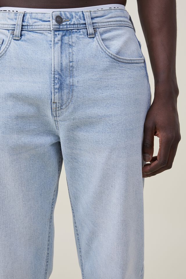 Calça - Relaxed Tapered Jean, VAPOUR BLUE