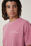 Basquiat Loose Fit T-Shirt, LCN BSQ RASPBERRY/LIGHTNING - alternate image 4