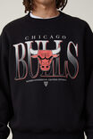 Nba Oversized Sweater, LCN NBA BLACK / BULLS - FADE - alternate image 4