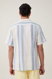 Palma Short Sleeve Shirt, BLUE BUSY STRIPE - alternate image 3